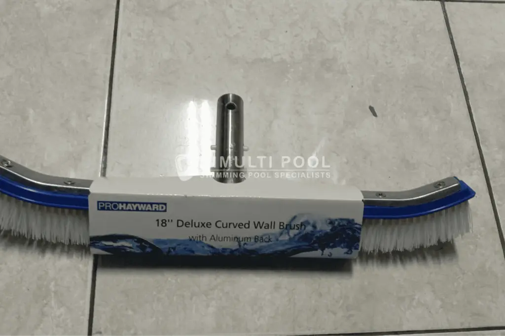Pool brush panjang gagang logam