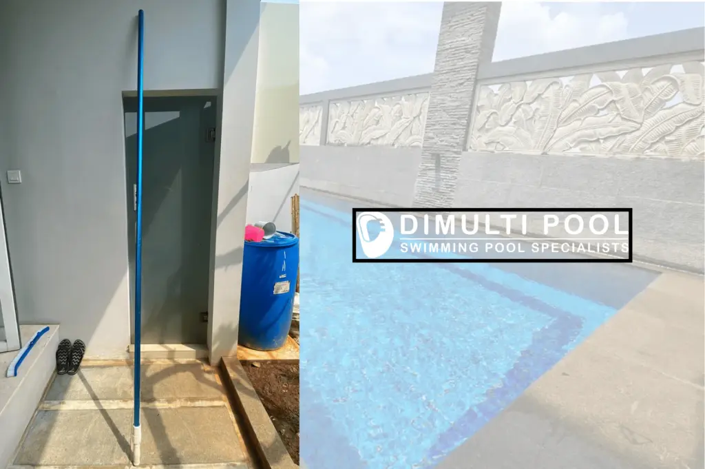 Telescopic handle yang dilapisi lapisan khusus.