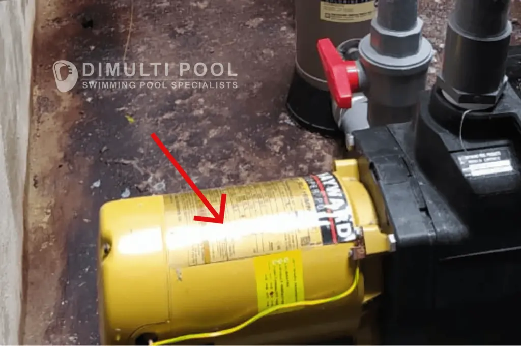 Bodi pompa kolam renang.