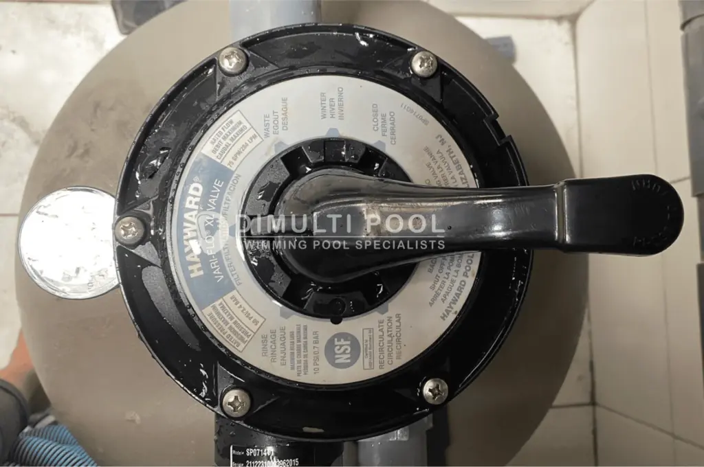Multi Valve filter kolam renang.