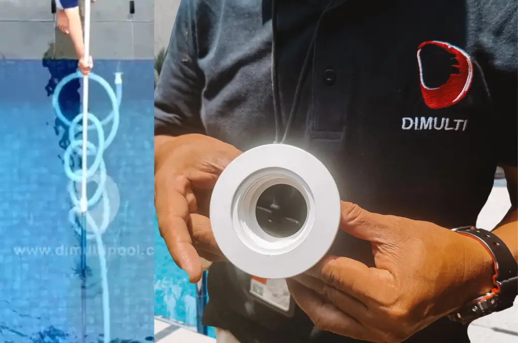 Vacuum fitting kolam renang. Ini semua yang perlu diketahui.